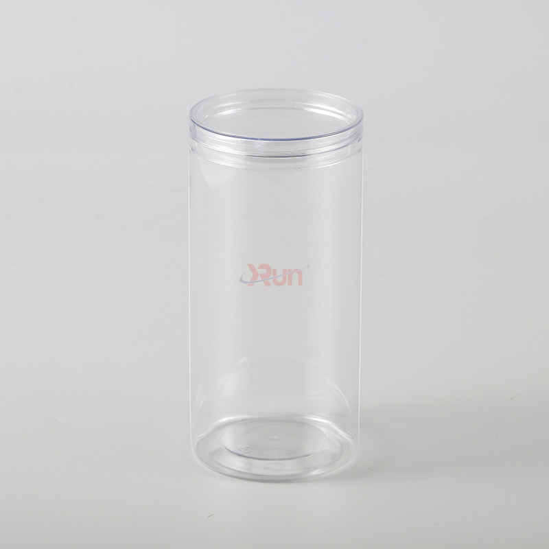 Our transparent plastic jars for honey are a perfect Food container for nuts and a high-quality PET plastic jars for jerky packaging.